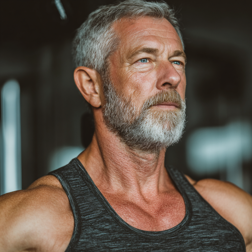 Активні літні люди займаються фітнесом